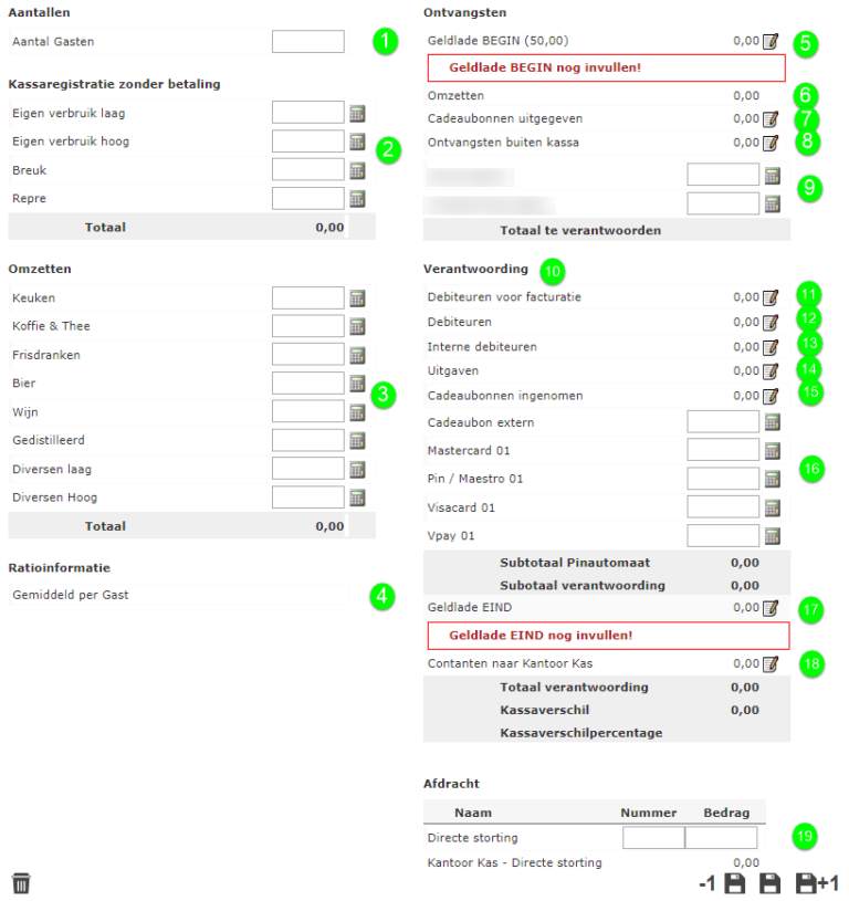 Omzet Invoeren (uitgebreide Toelichting) - Staff Help